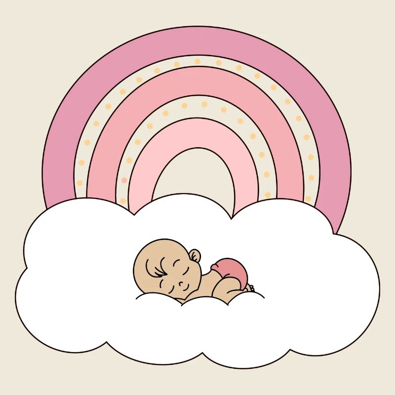 Bébé arc-en-ciel
