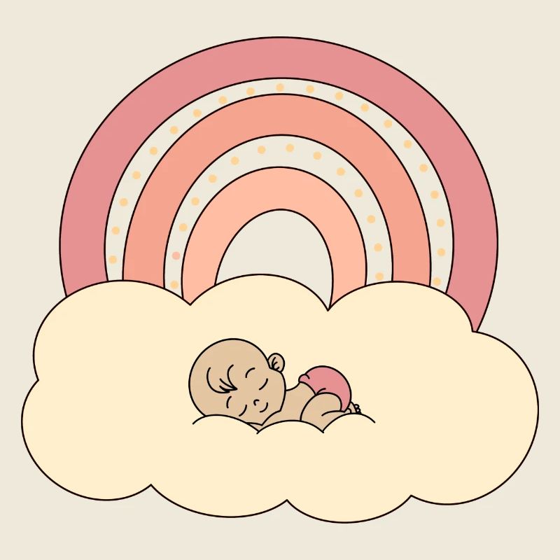 Bébé arc-en-ciel