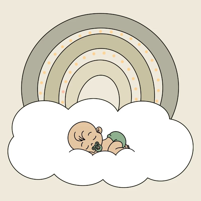 Bébé arc-en-ciel