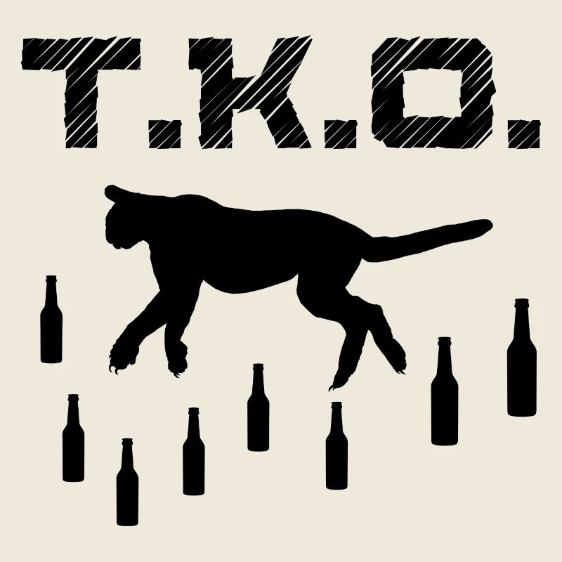 TKO Drunken Wild Cat Évanoui Dans Le Coma De Noircissement