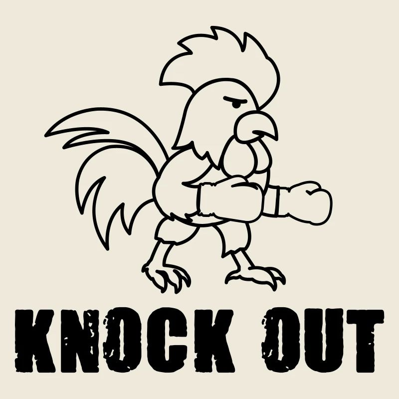 Boxer Knock Out Comic