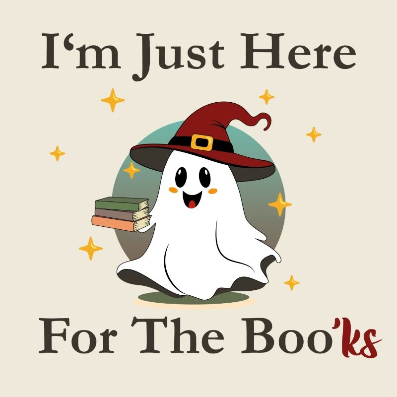 Halloweengeist mit Bücher