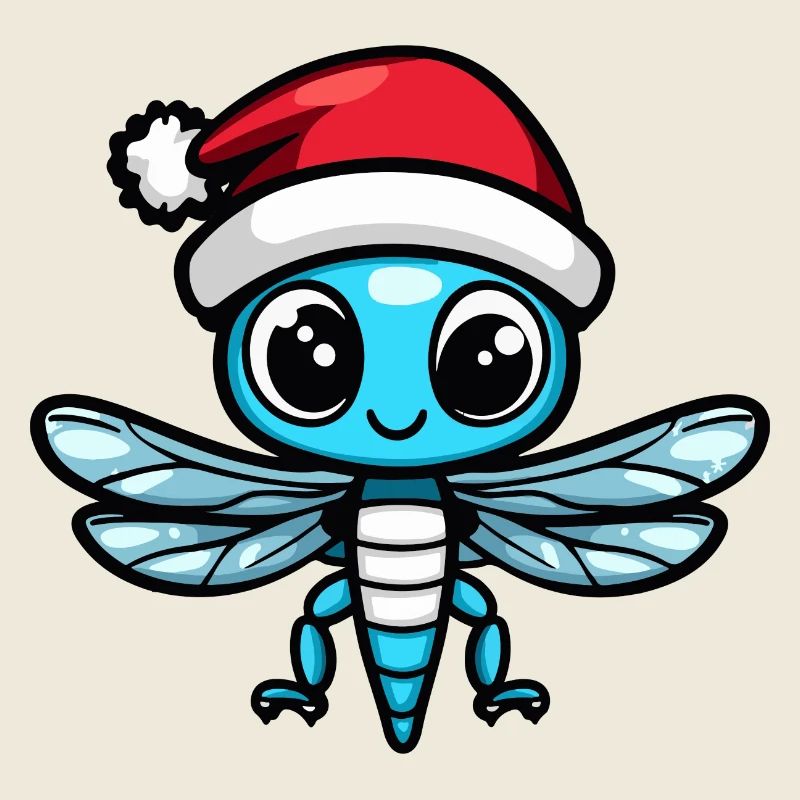 Libelle Weihnachten