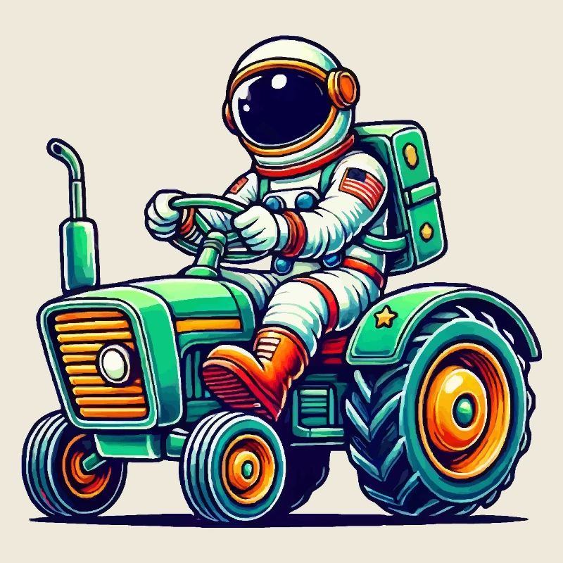 Astronaut Tractor