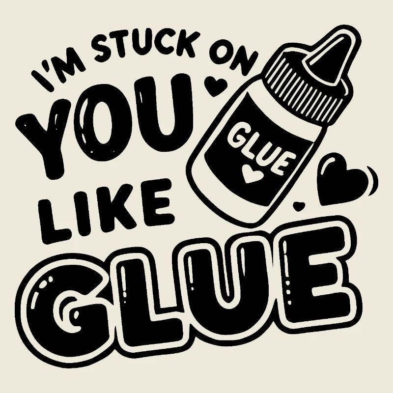 Ich klebt an dir wie Klebstoff