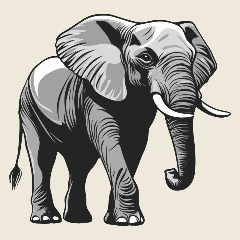 gray elephant