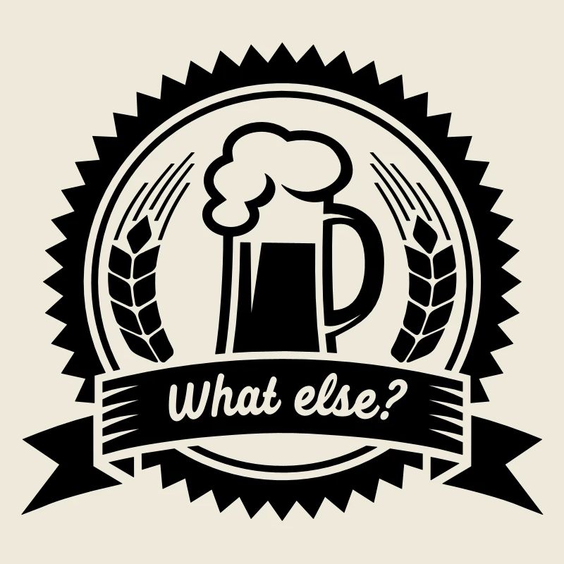 Bier - what else? (badge)