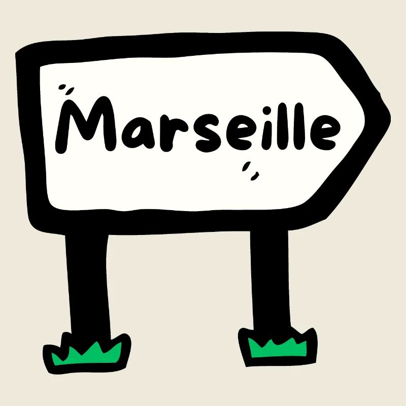 Panneau ville de Marseille