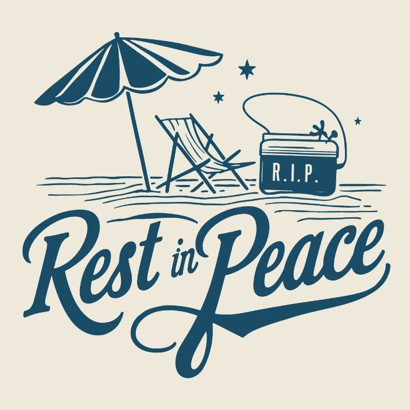 plage rip - humour de vacances d'été