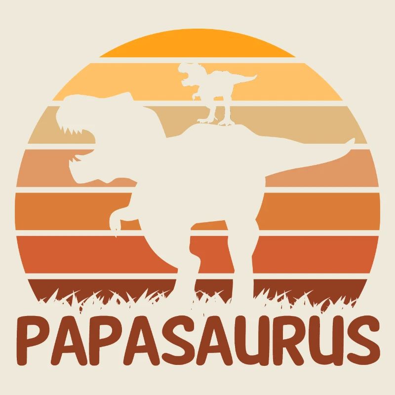 Papa Père Dino Dinosaure Papasaurus