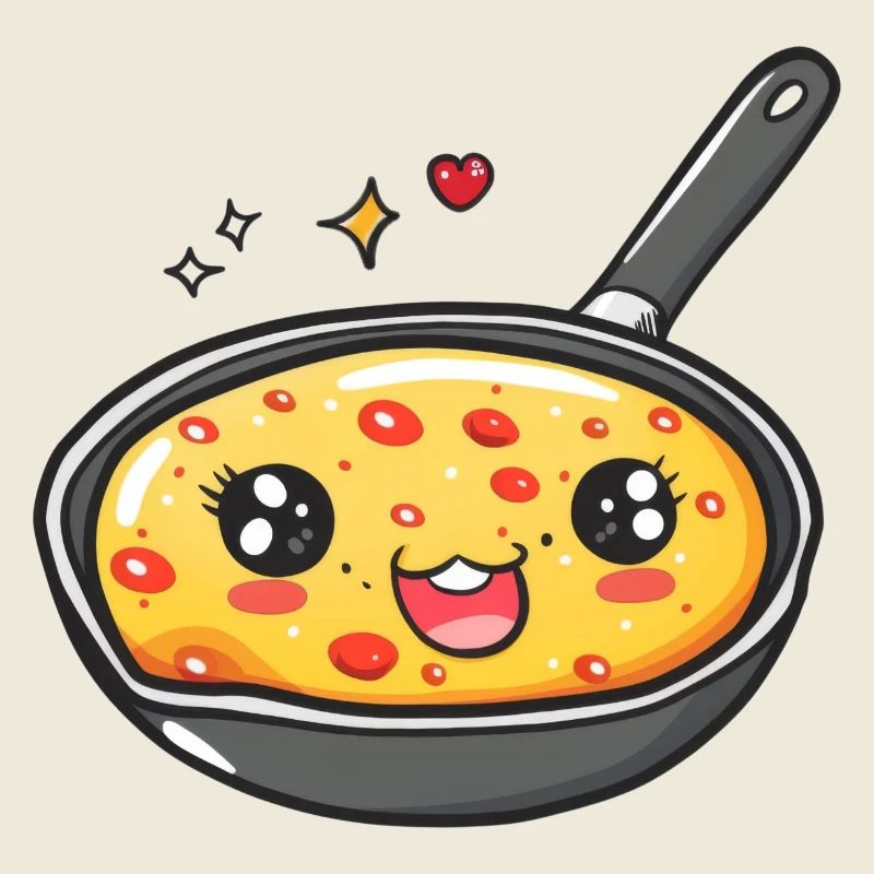 Funny Pan Cartoon