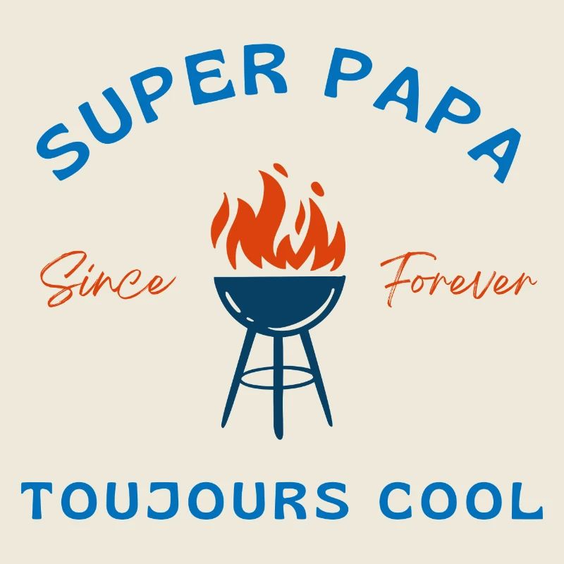 Super Dad Always Cool - Papa Geschenkidee