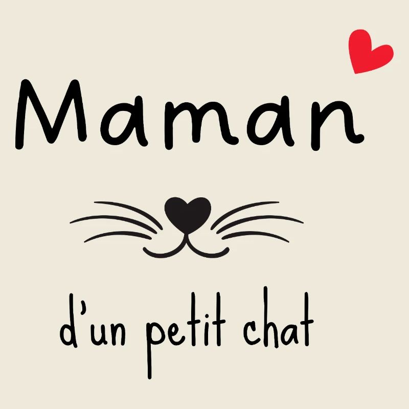 Maman d’un petit chat - assorti petit bébé