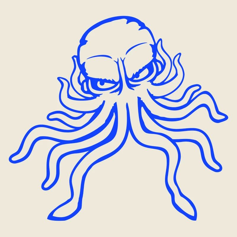 Octopus, octopus, octopus, cephalopod, evil eye