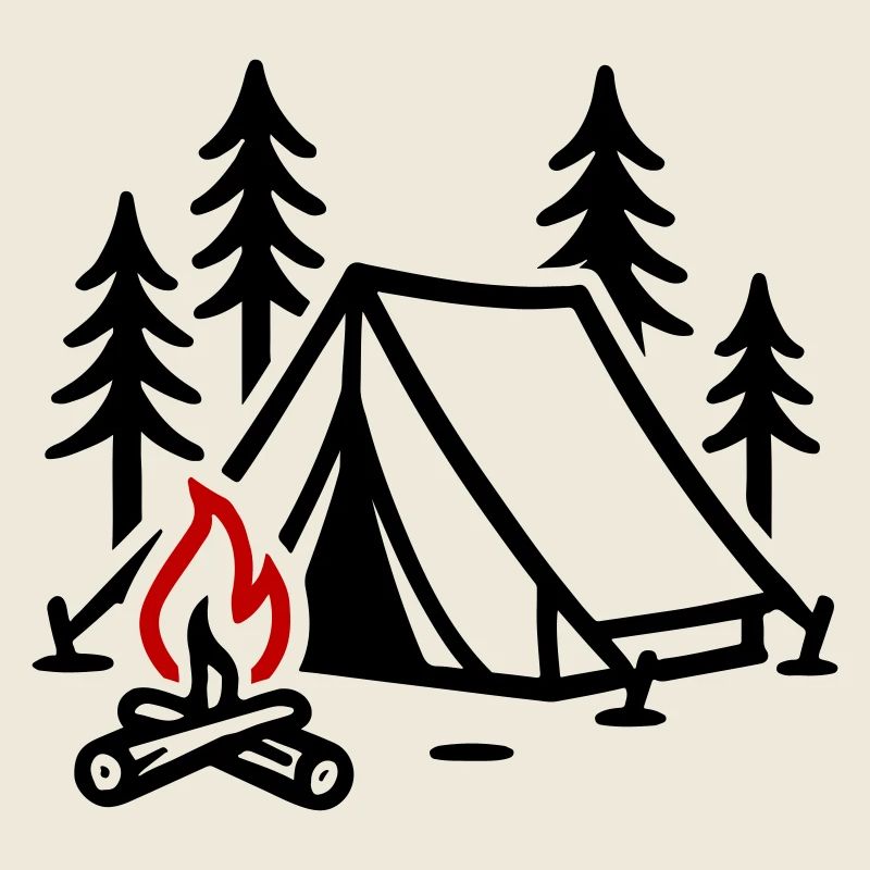Tente Feu de camp Nature