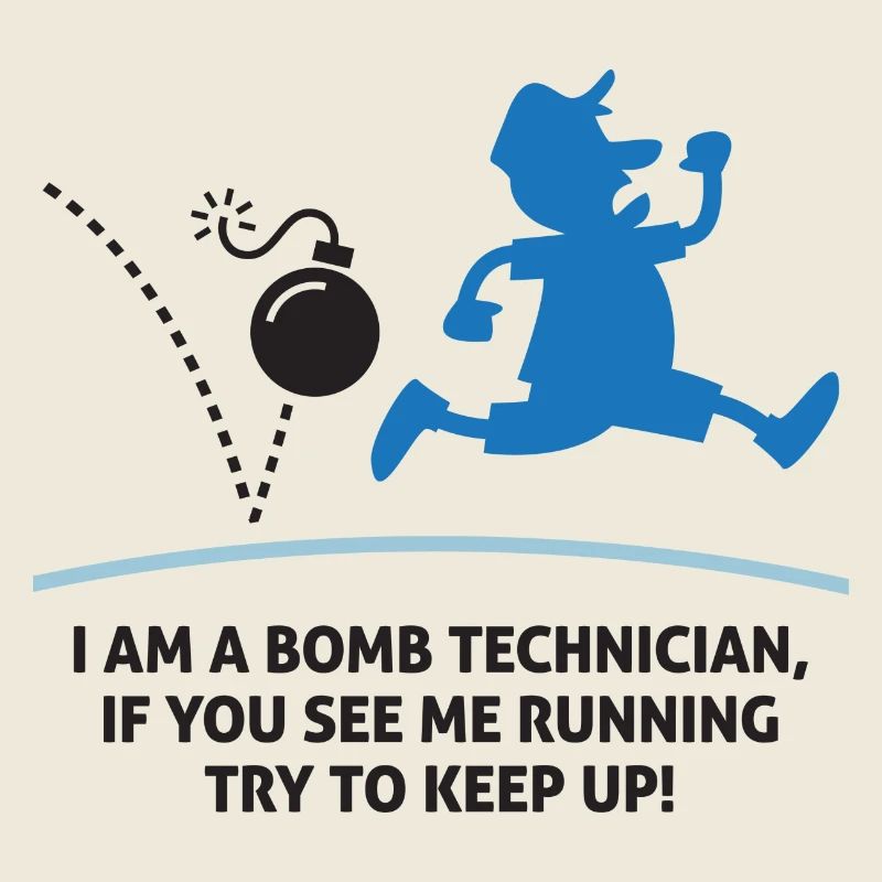 Quand une bombe escadrons courir, suivez-le!