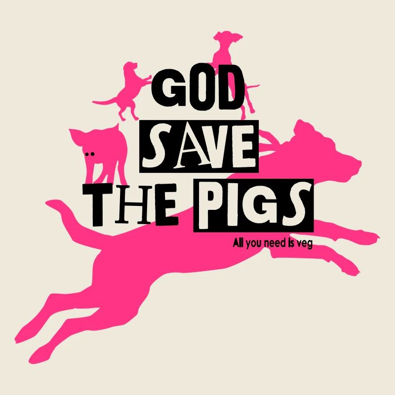 God save the pigs Color