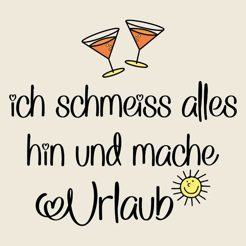 Urlaub machen und feiern