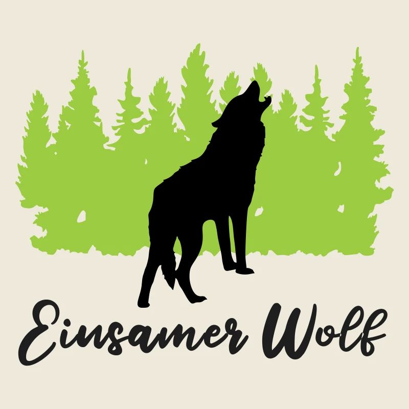 "Einsamer Wolf: Mystische Einzelgängigkeit"