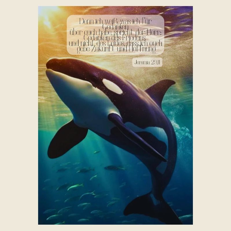 Orca Underwater Hope Verse