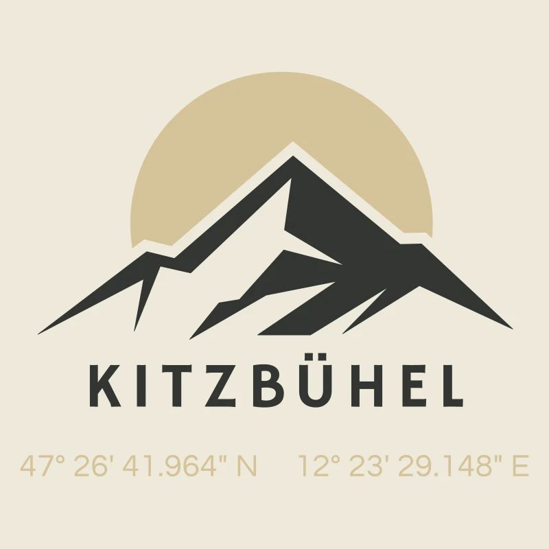 Minimalistisches Kitzbühel-Logo
