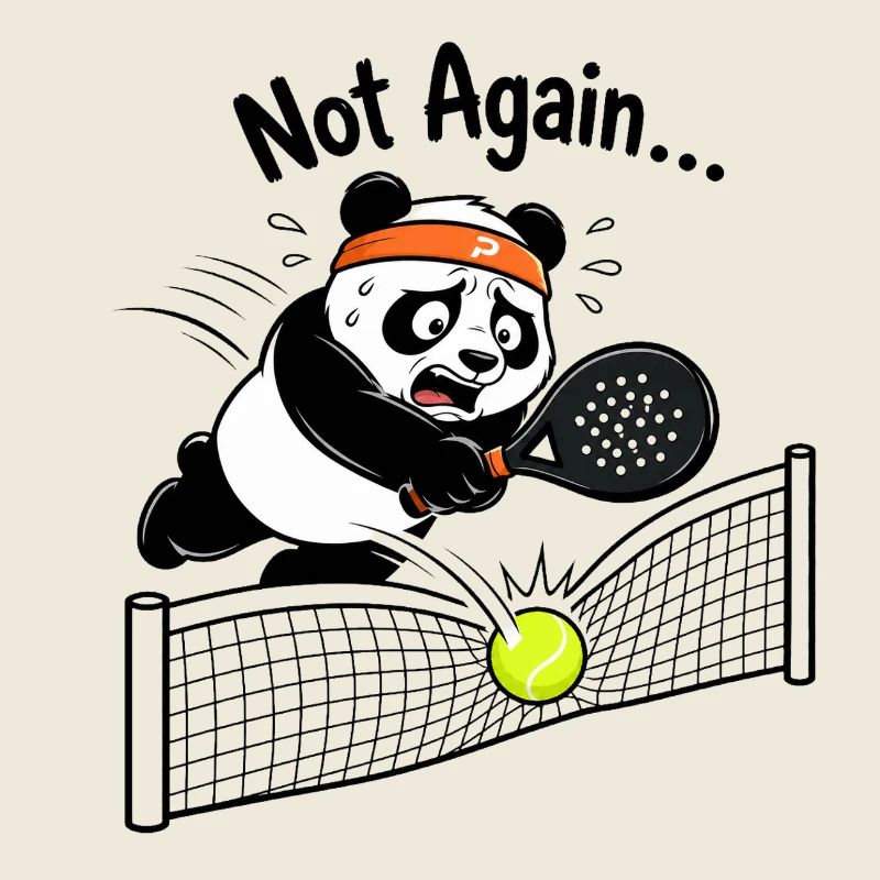 Panda Tennis – Not Again