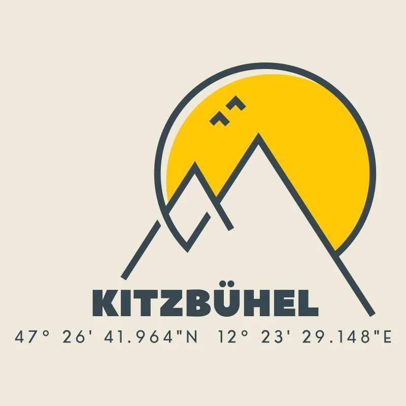 Minimalistisches Kitzbühel-Logo