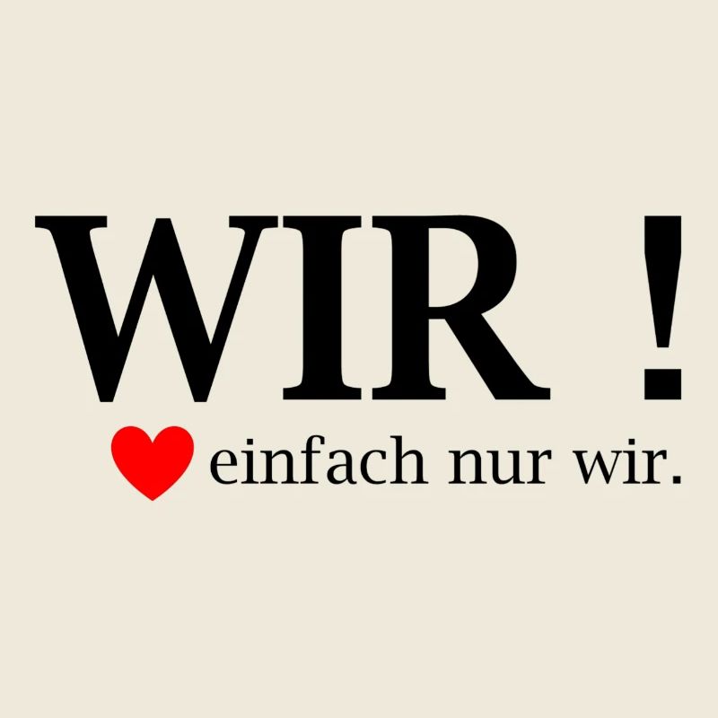 WE! Just us heart