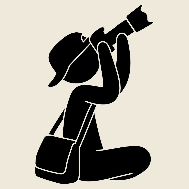 Photographer with camera