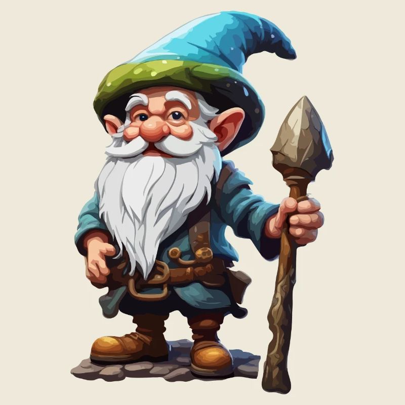 Gartenzwerg / Märchenland / Kobold / Gnom / Logo