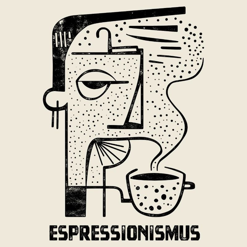 Espressionismus - Espresso - Kaffee trinken
