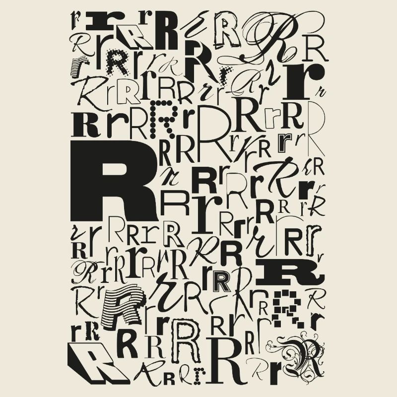 Typo R – Conception de lettres pour les amateurs de polices de caractères