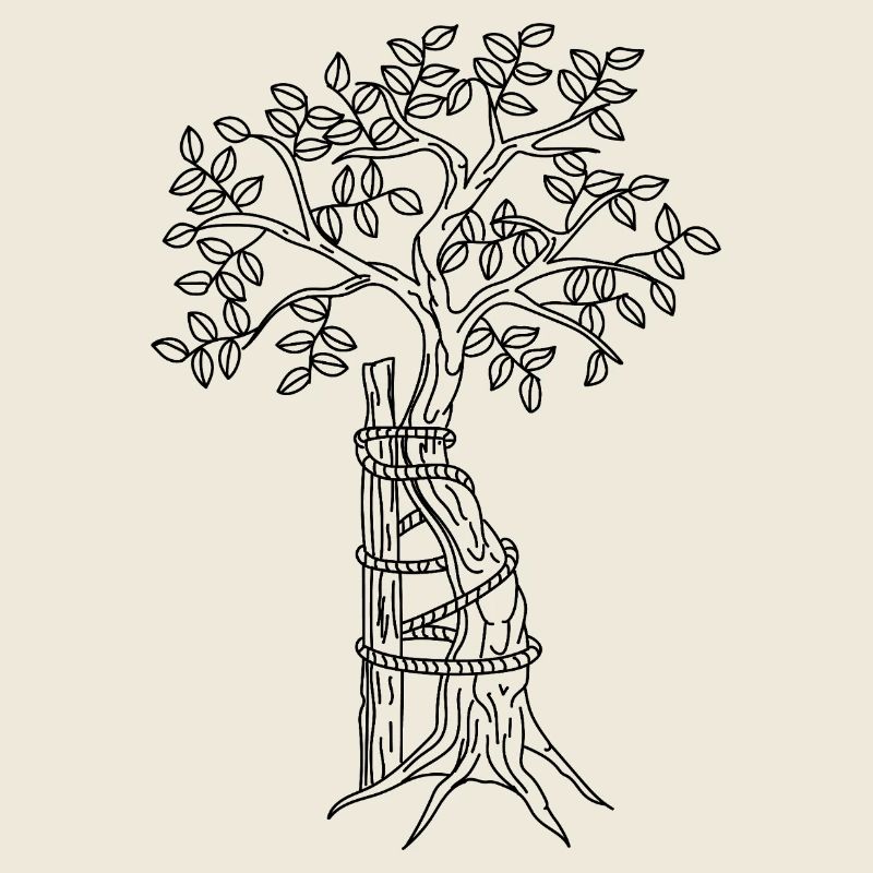 Tree by Andry – black