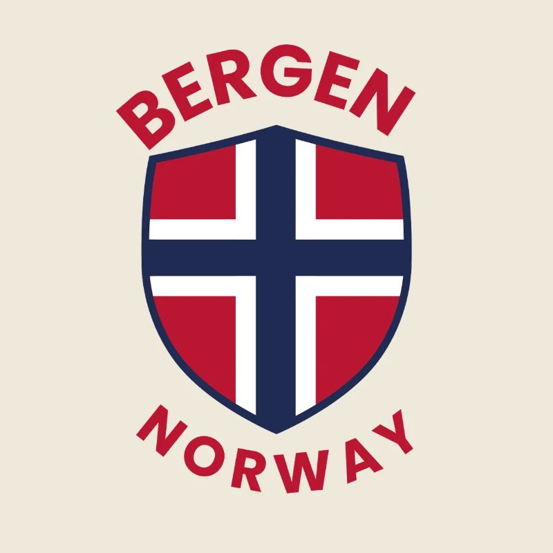 Bergen Norway Shield Emblem