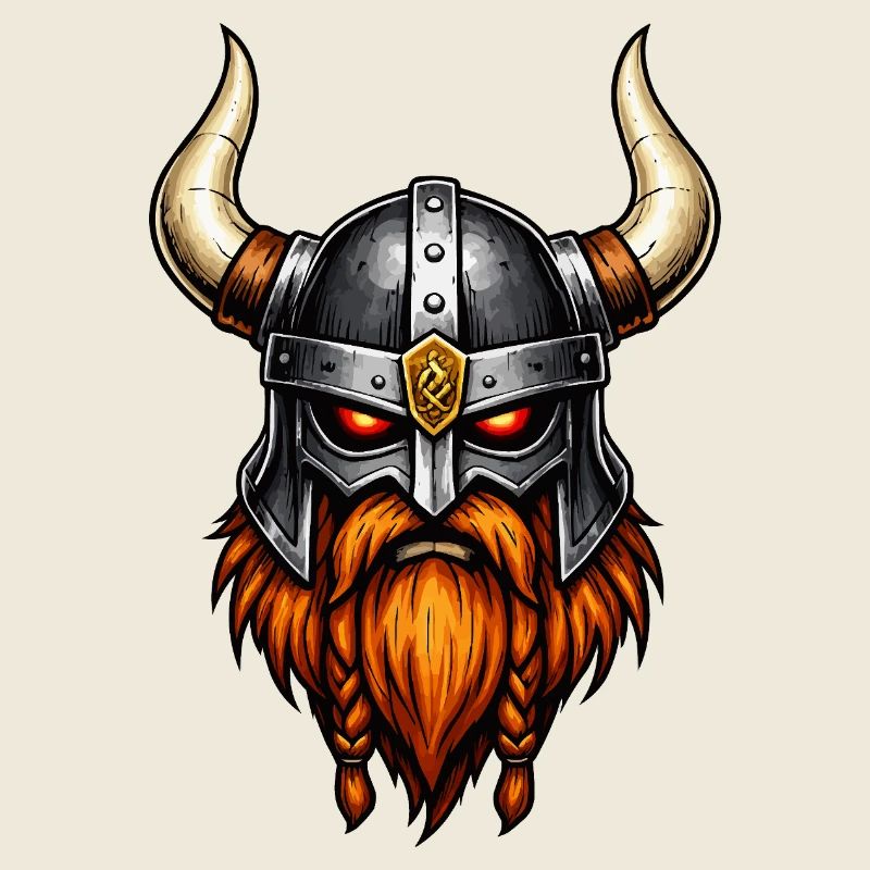 Wikinger Krieger Helm