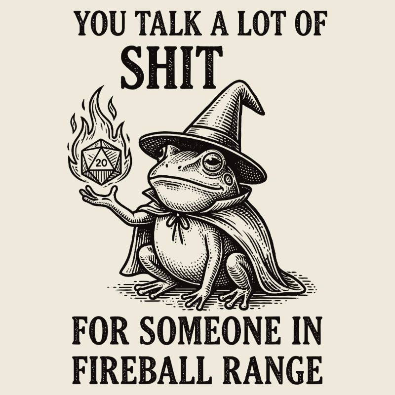 Fireball Range – Funny Frog Magician RPG