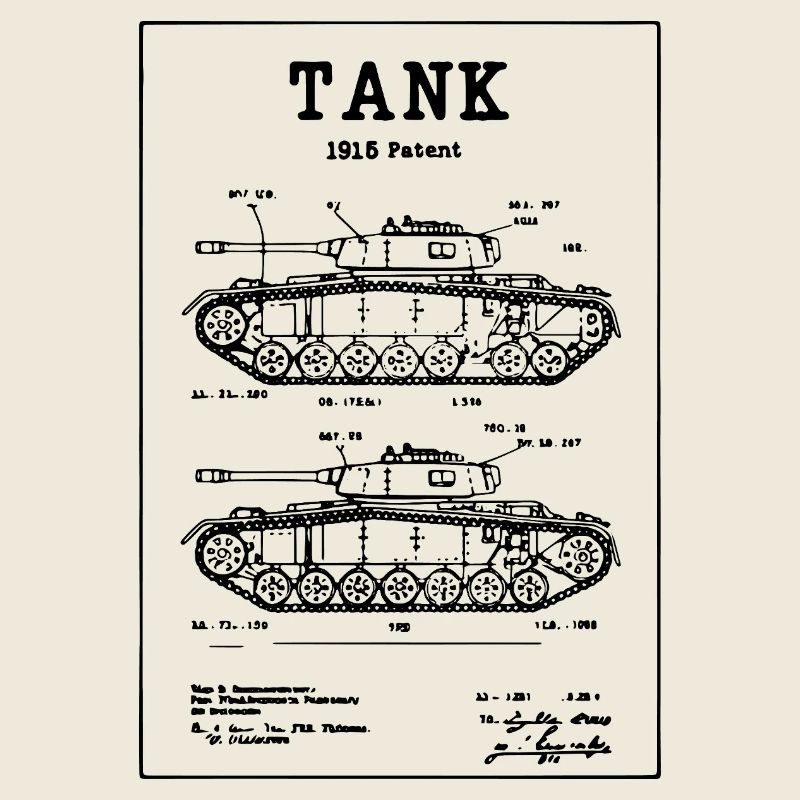 Brevet du plan Tank 1915