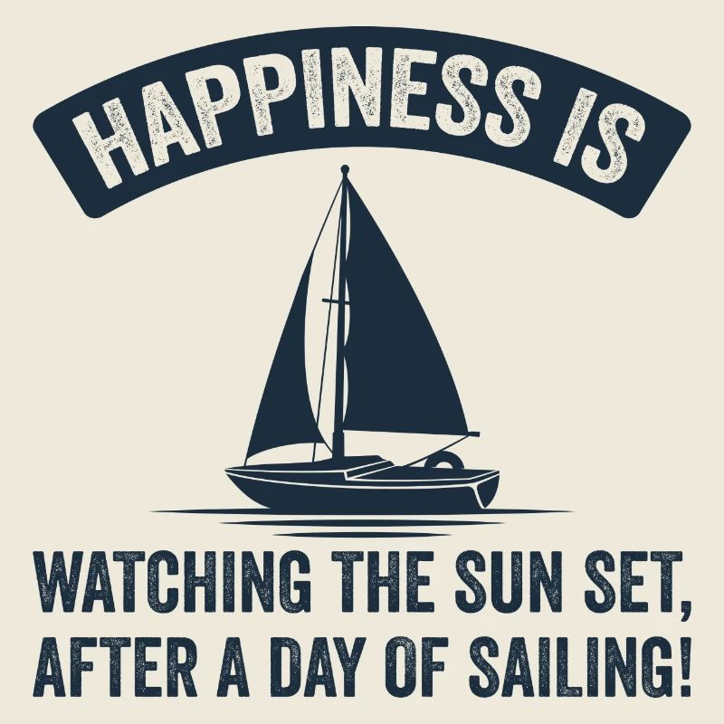 Le bonheur, c’est une journée de navigation et de coucher de soleil