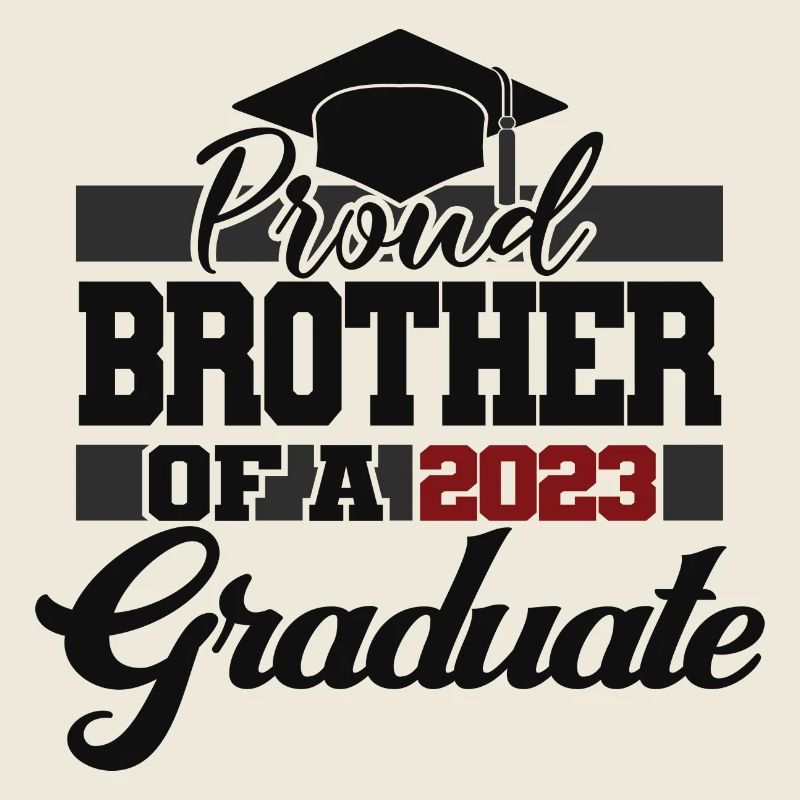 Stolzer Bruder eines Abschlussgeschenks 2023