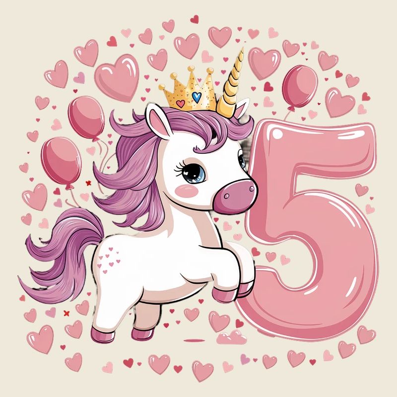 Licorne - 5e anniversaire - 5 ans