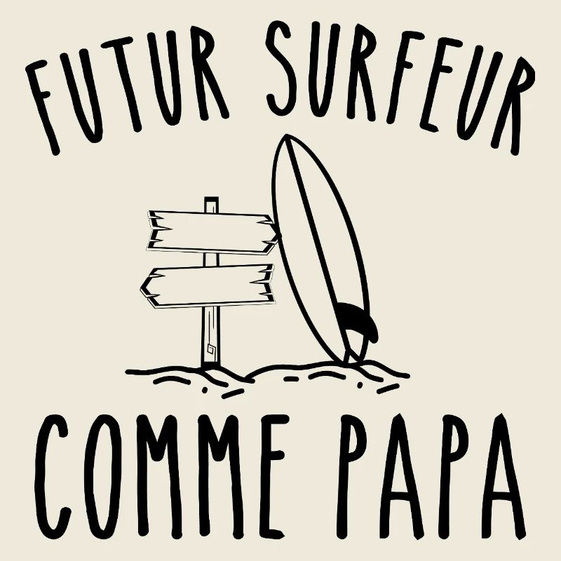 Future surfer like dad