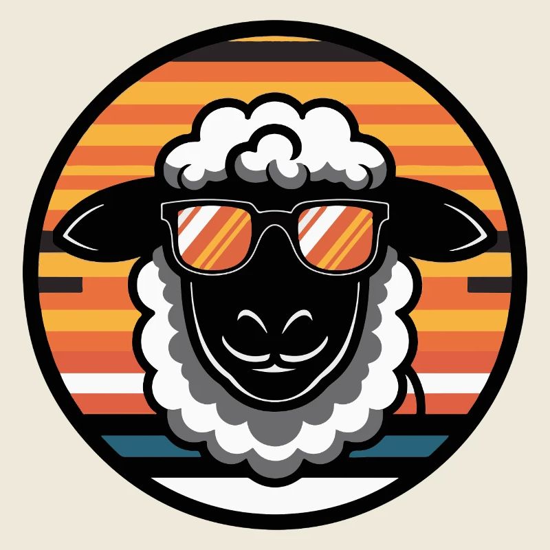 Mouton Bande Dessinée Cool
