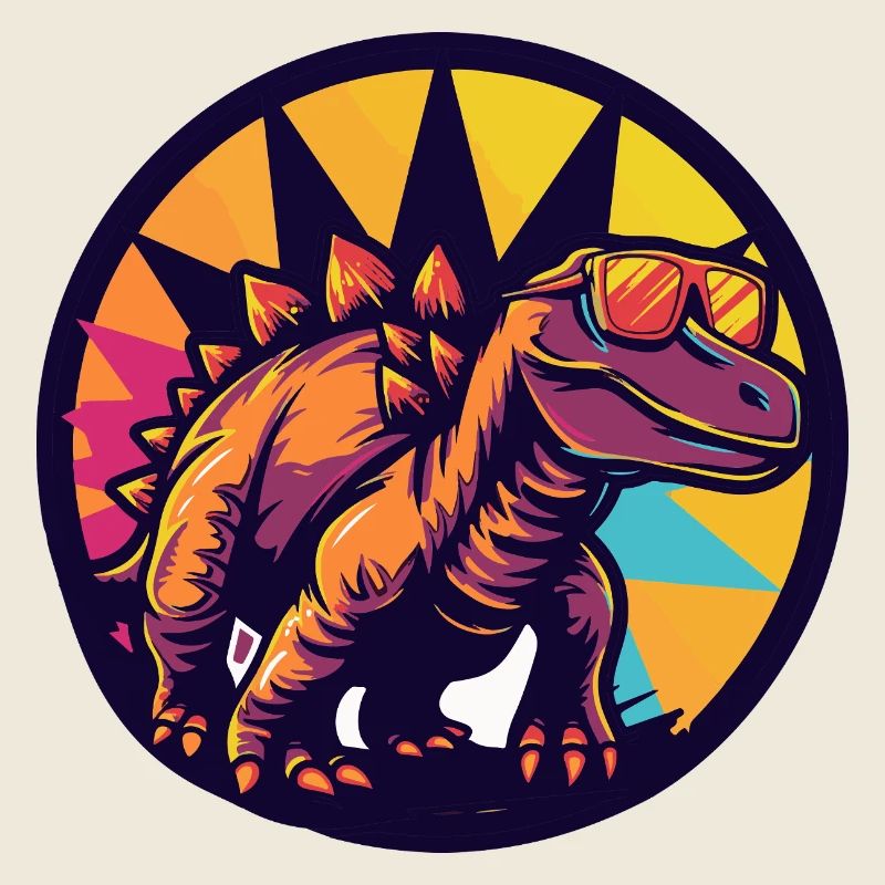 Dinosaurier stegosaurus Comic