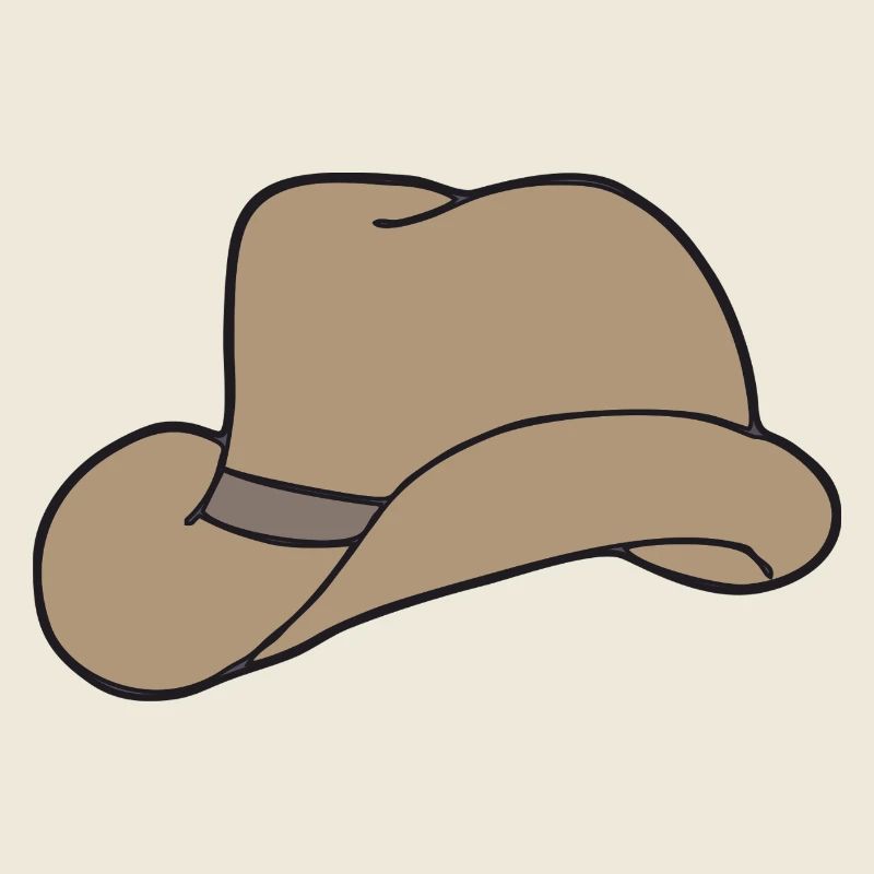 chapeau marron