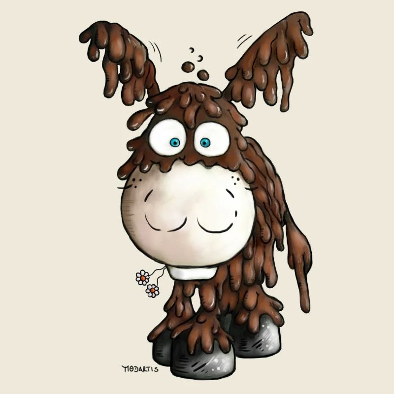 Drolliger Poitou Esel - Eselchen