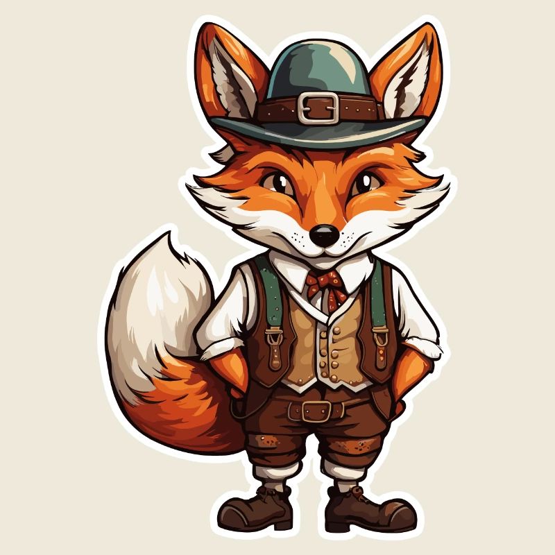 Lederhose / Tier / Tracht / Tradition / Fuchs