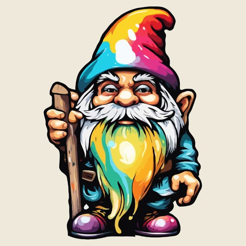 Gartenzwerg / Märchenland / Kobold / Gnom / Logo