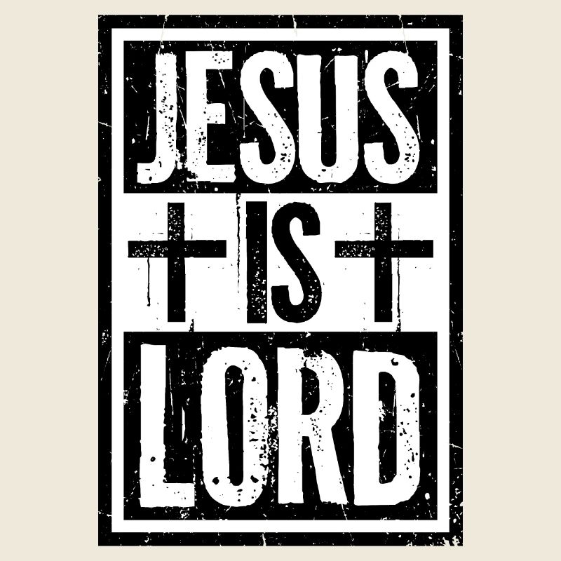 Jesus ist der Herr, glaube an das Kreuz Christi, den christlichen Glauben
