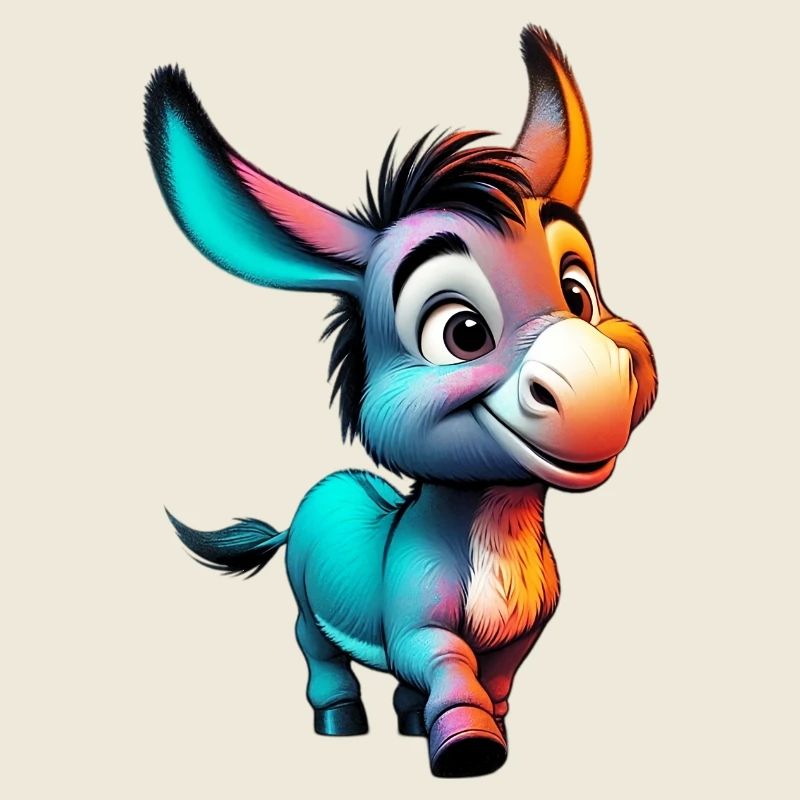 Âne âne tétine mule