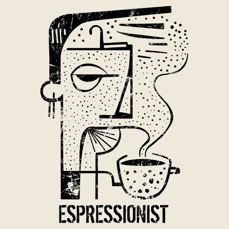 Espressionist, Expressionism, Pun, Painting